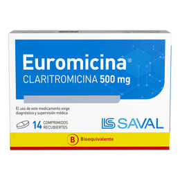 Claritromicina 500mg X 14com.