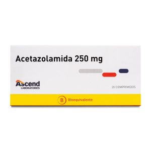 Acetazolamida 250mg.20com