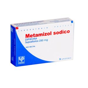 Metamizol Sodico 250mg X 5 Supositorios