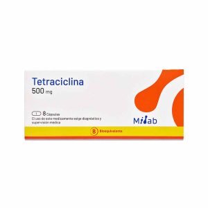 Tetraciclina 500mg X 8caps