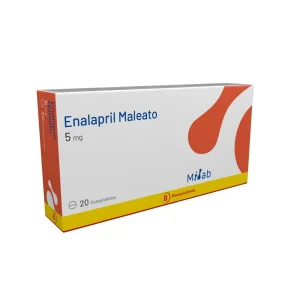 Enalapril Maleato 5mg x 20 Comprimidos