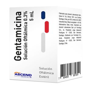 Gentamicina 0.3% Solucion Oft. X 5ml