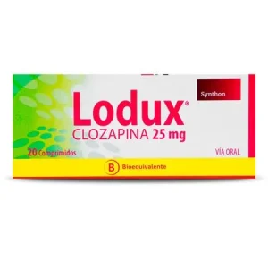 Clozapina 25mg x 20 comp