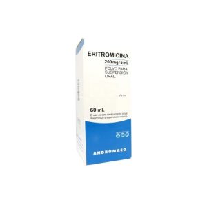 Eritromicina polvo 250mg/5ml 60ml
