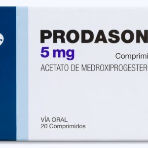 Prodasone Acetato de medroxiprogesterona 5mg x 20 comp