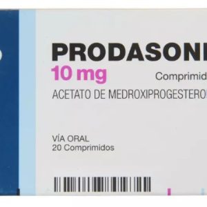 Prodasone Acetato de medroxiprogesterona 10mg x 20 comp