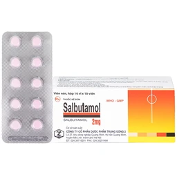Salbutamol 2mg x 10 comp