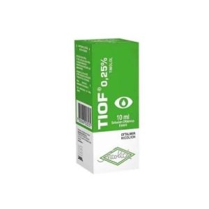Tiof timolol 0,25% 10ml