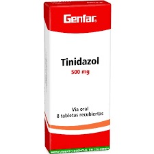 Tinidazol 500mg x  8 comp