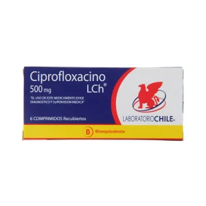 Ciprofloxacino 500mg X 6 comprimidos recubiertos