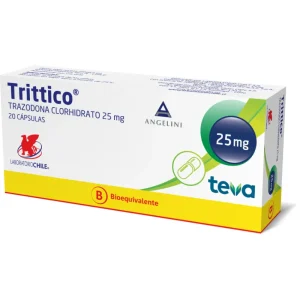 Trittico 25mg X 20 caps.