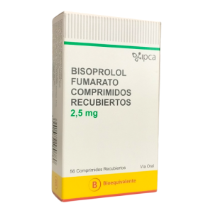 Bisoprolol 2.5 mg x 56 comprimidos