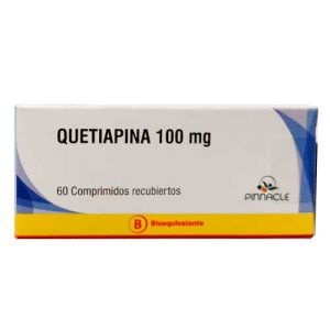 Quetiapina 100 mg x 60 comprimidos