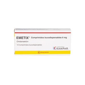 Emetix 8 mg x 10 comprimidos bucodispersables