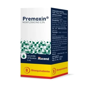 Premoxin Moxifloxacino 0.5% Solucion Oft X 5ml
