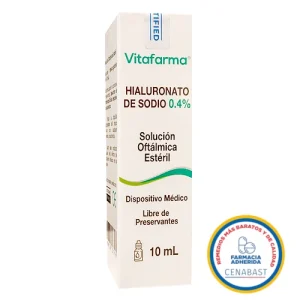 Hialuronato De Sodio 0.4% Solución Oft. X 10 mL