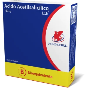 Ácido Acetilsalicílico 100 mg X 100 Comprimidos
