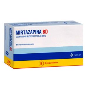 Mirtazapina 30 mg X 30 Comprimidos Bucodispersables