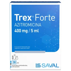 Trex Forte Azitromicina 400 mg/5 ml X 30 ml